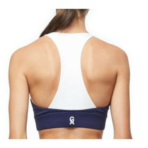 NWT Good American Core Power Sports Bra Bralette Top Active Athleisure Navy XS - Picture 3 of 12